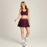 스필트 플리츠 스커트 W