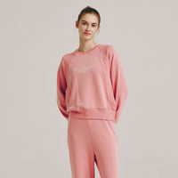 클라우디 크롭 맨투맨 W