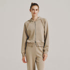 클라우디 크롭 후드 W