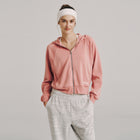 클라우디 크롭 후드 W