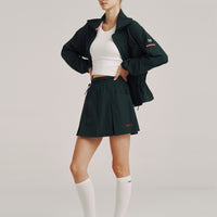 와이드 플리츠 스커티 쇼츠 W