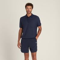 라파예트 헤링본 폴로 스웨터