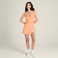 브이넥 컷 어웨이 드레스 W