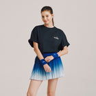 더블메쉬 옴브레 스커트 W