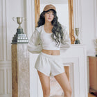 [민니 착용] 디펜더 런온더코트 2인치 쇼츠 W