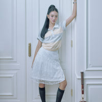 [민니 착용] 에뜨왈 도트 스커트 W