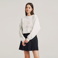 테니스 리그 크롭 맨투맨 W