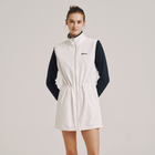 스핀 퀼트 플리스 롱 베스트 W