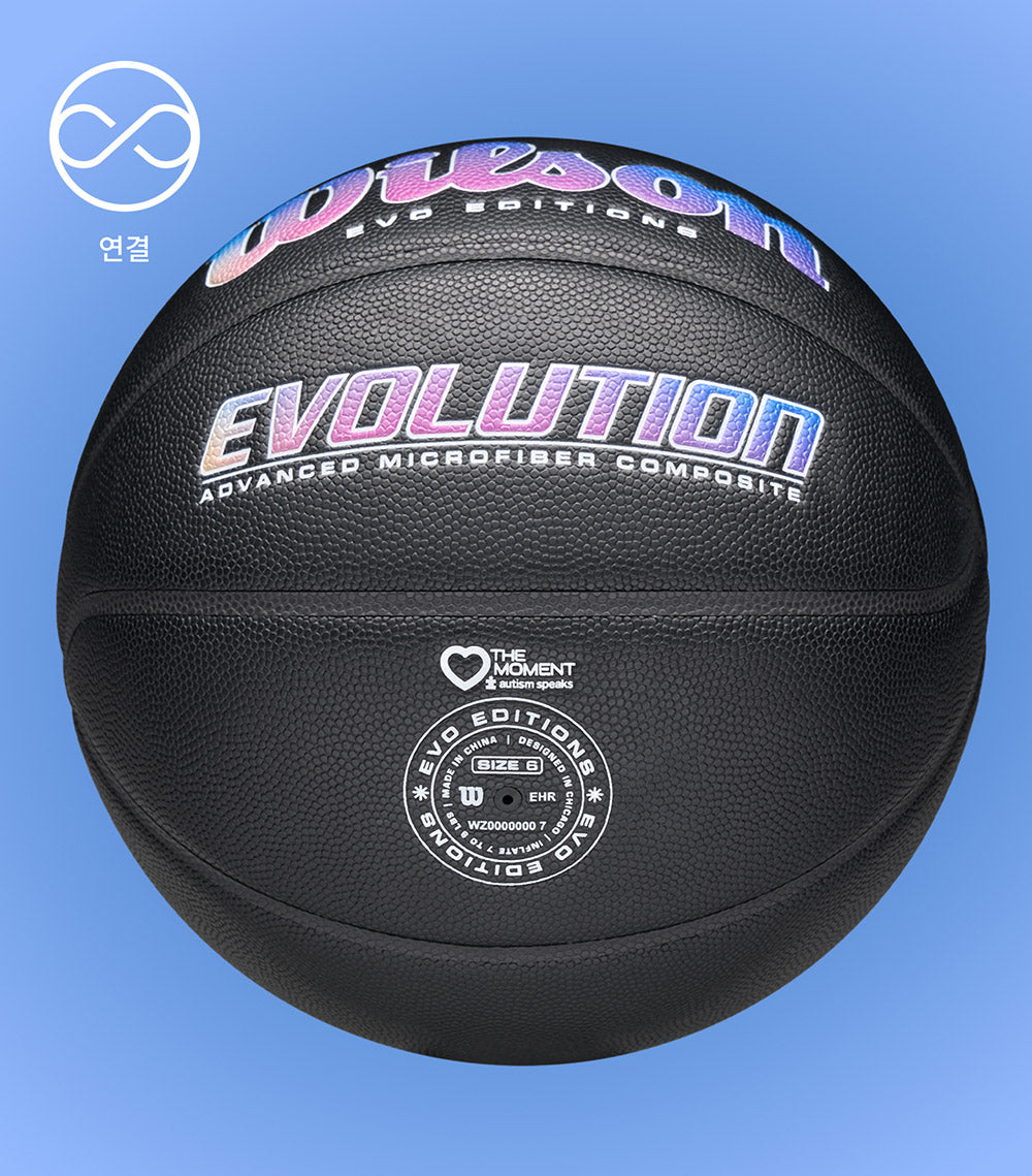 윌슨 EVO*EDITIONS 농구공 AUTISM