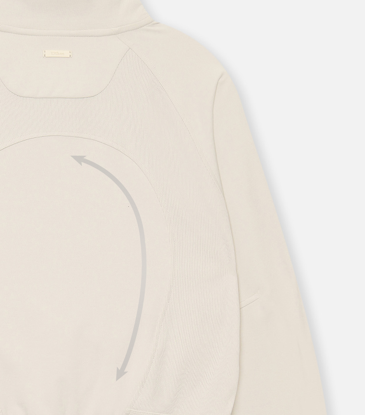 코트사이드 컴포트 하프집 맨투맨 W