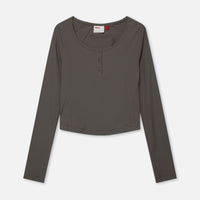 코트사이드 스쿱넥 탑 W