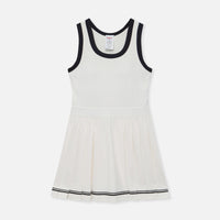 콘트라스트 스쿱 드레스 W