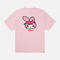[윌슨X산리오캐릭터즈] 그래픽 티셔츠 UNI 마이멜로디