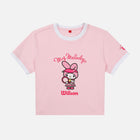 [윌슨X산리오캐릭터즈] 링거 크롭 티셔츠 W 마이멜로디