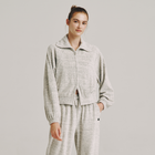 코지리브 스탠드넥 집업 W